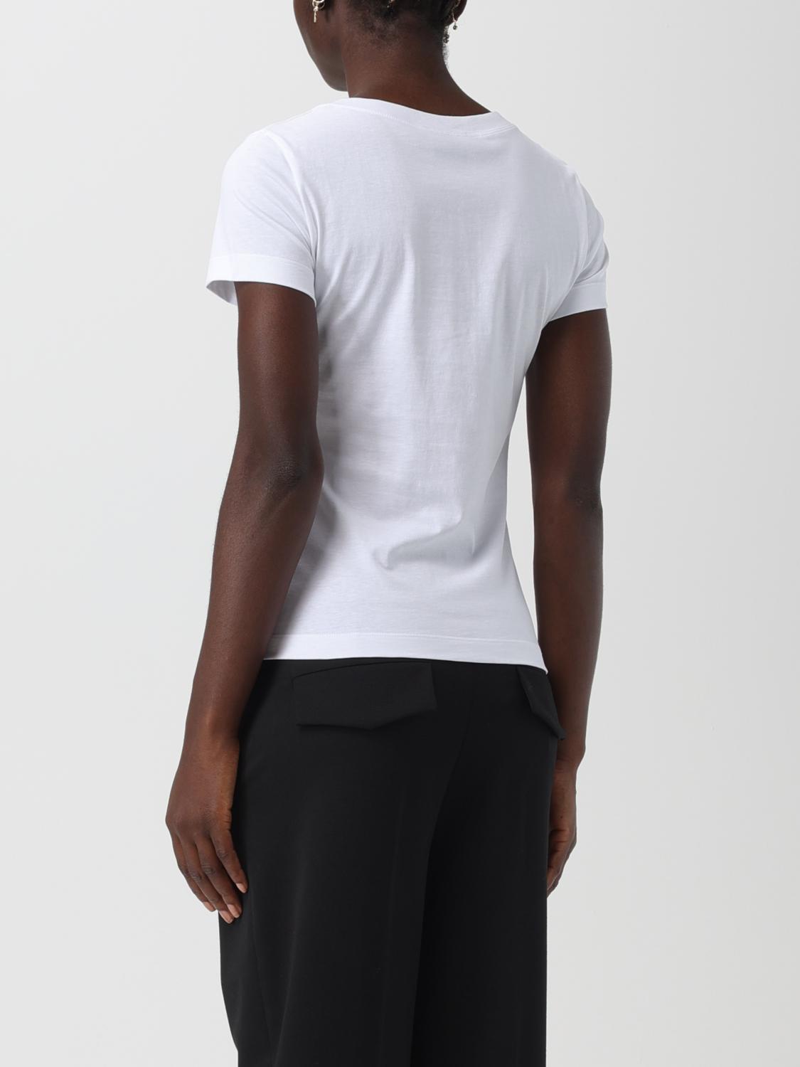 Moschino Logo Print Jersey T-Shirt in White