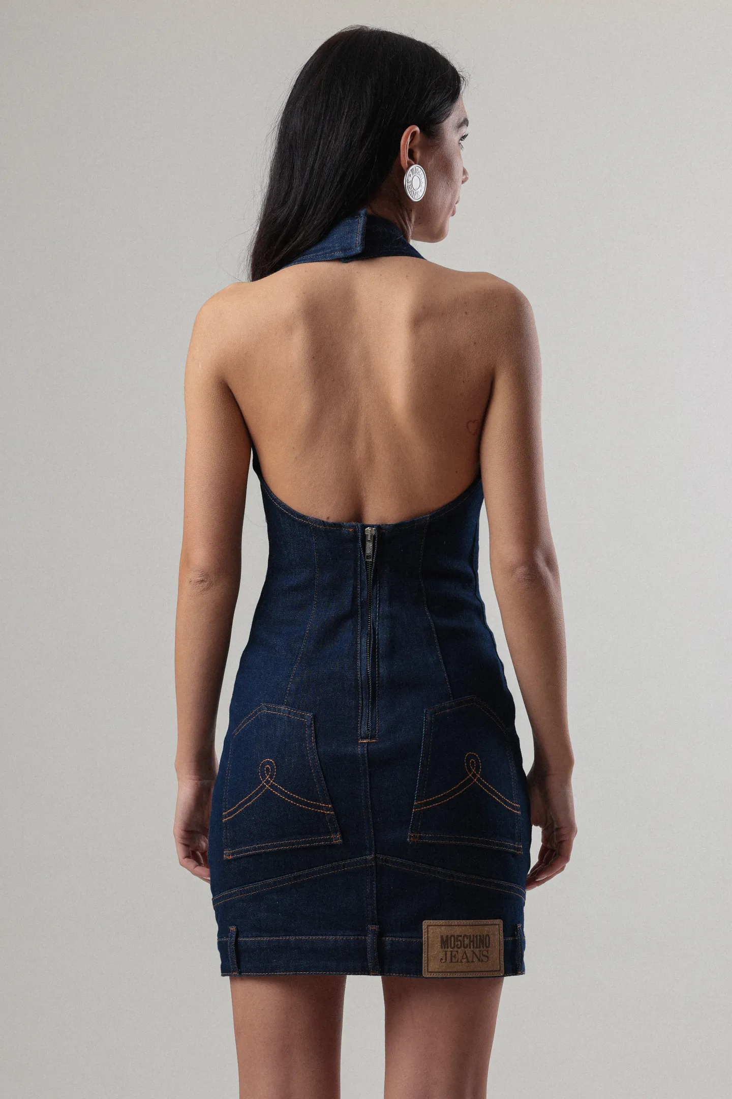 Moschino Cotton Dress in Blue