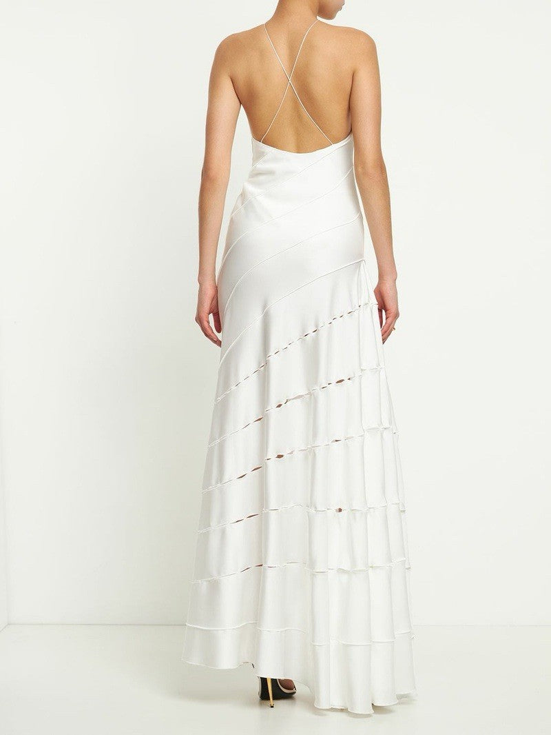 Womens 16 Arlington Evening Gown in White