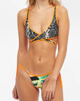 PE Nation Womens Latitude Bikini Bottom in Print