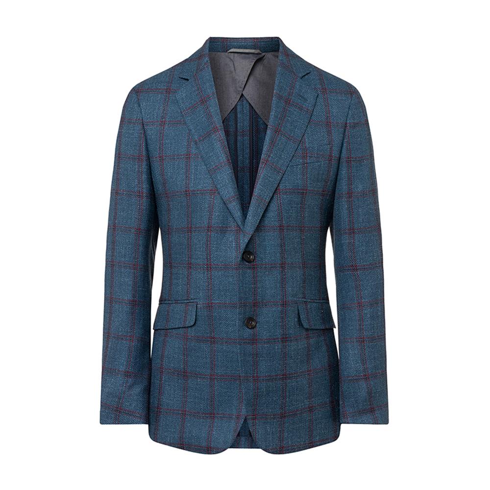 Men's Hackett, Mayfair Camel Silk Jacket in Blue