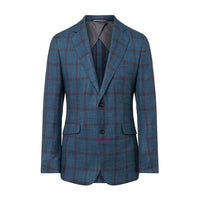 Men's Hackett, Mayfair Camel Silk Jacket in Blue