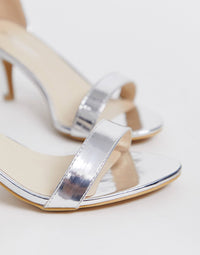 Womens Glamorous Sandals in Silver