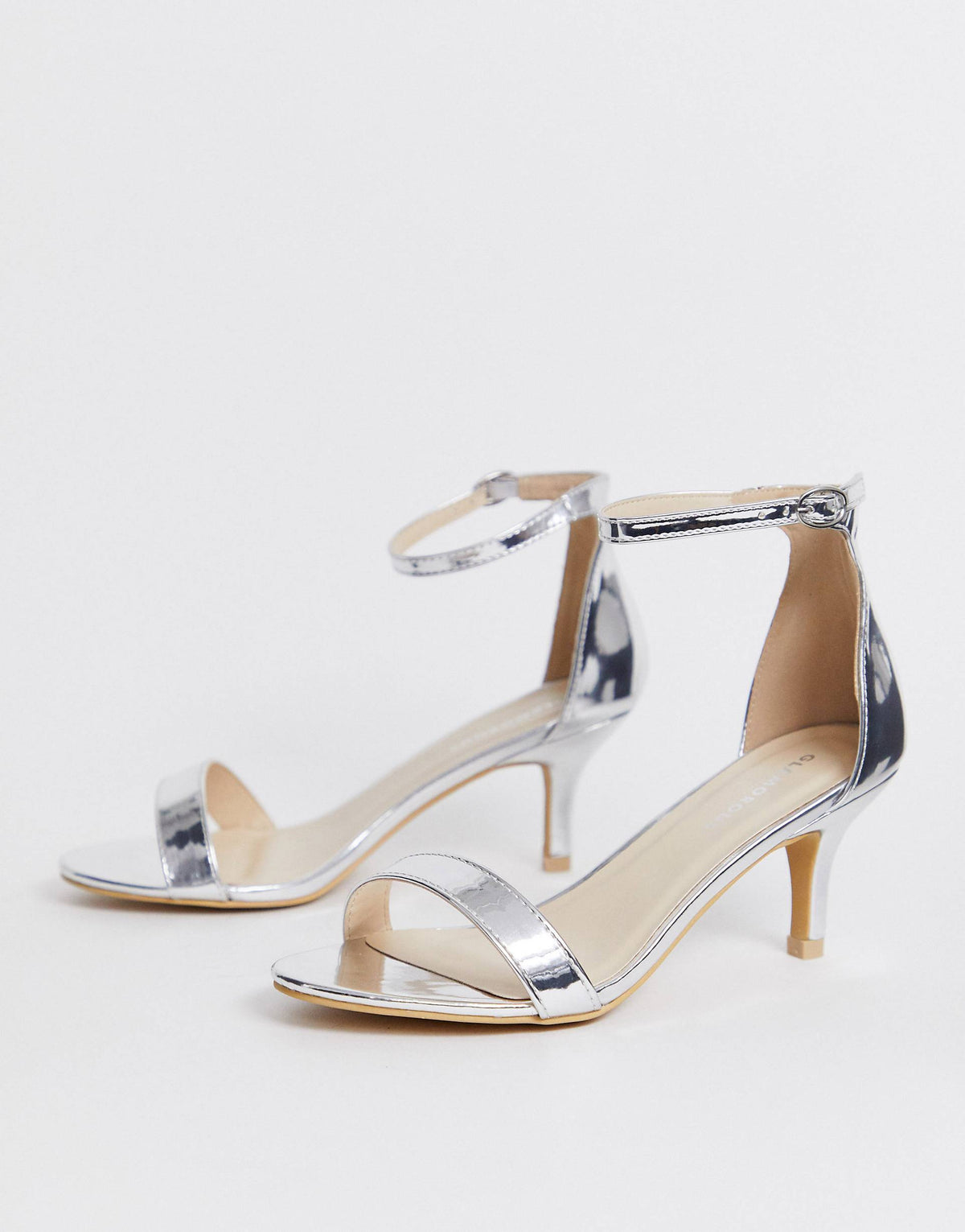 Womens Glamorous Sandals in Silver