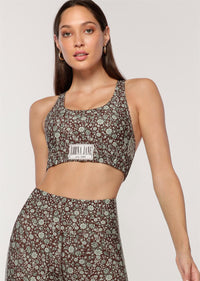 Lorna Jane Wild Ditsy Sports Bra in Wild Ditsy Print