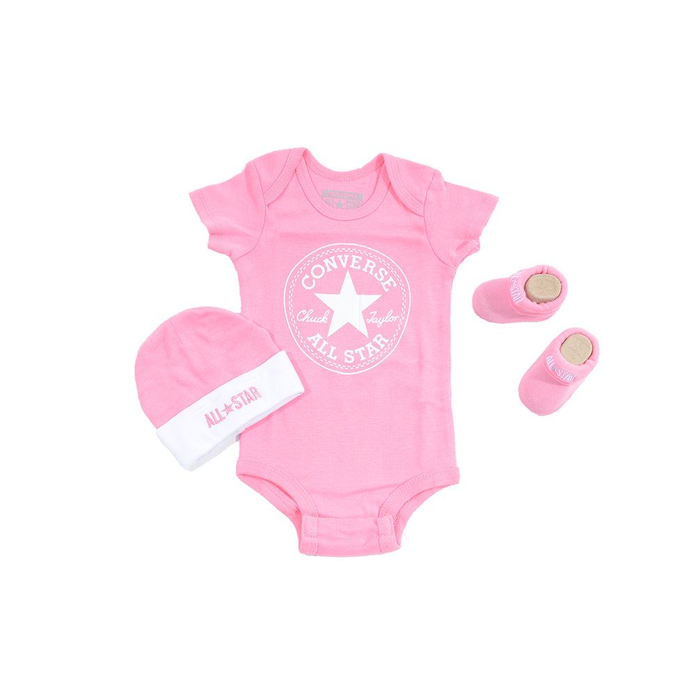 Converse BOXED 3 PC SET in Pink