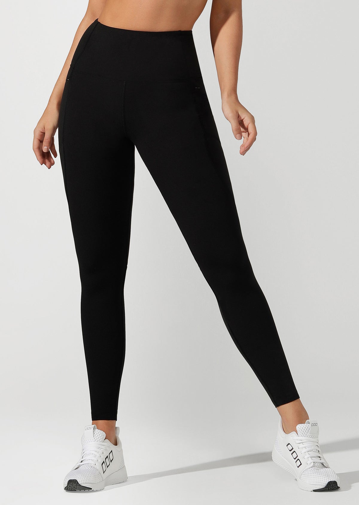 Lorna Jane Active Days Zip Core Full Length Tight in Black