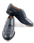 Bally Mens Lace Up Brogues in Black