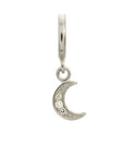 Endless Jewellery White Moon Shine Drop Silver Charm