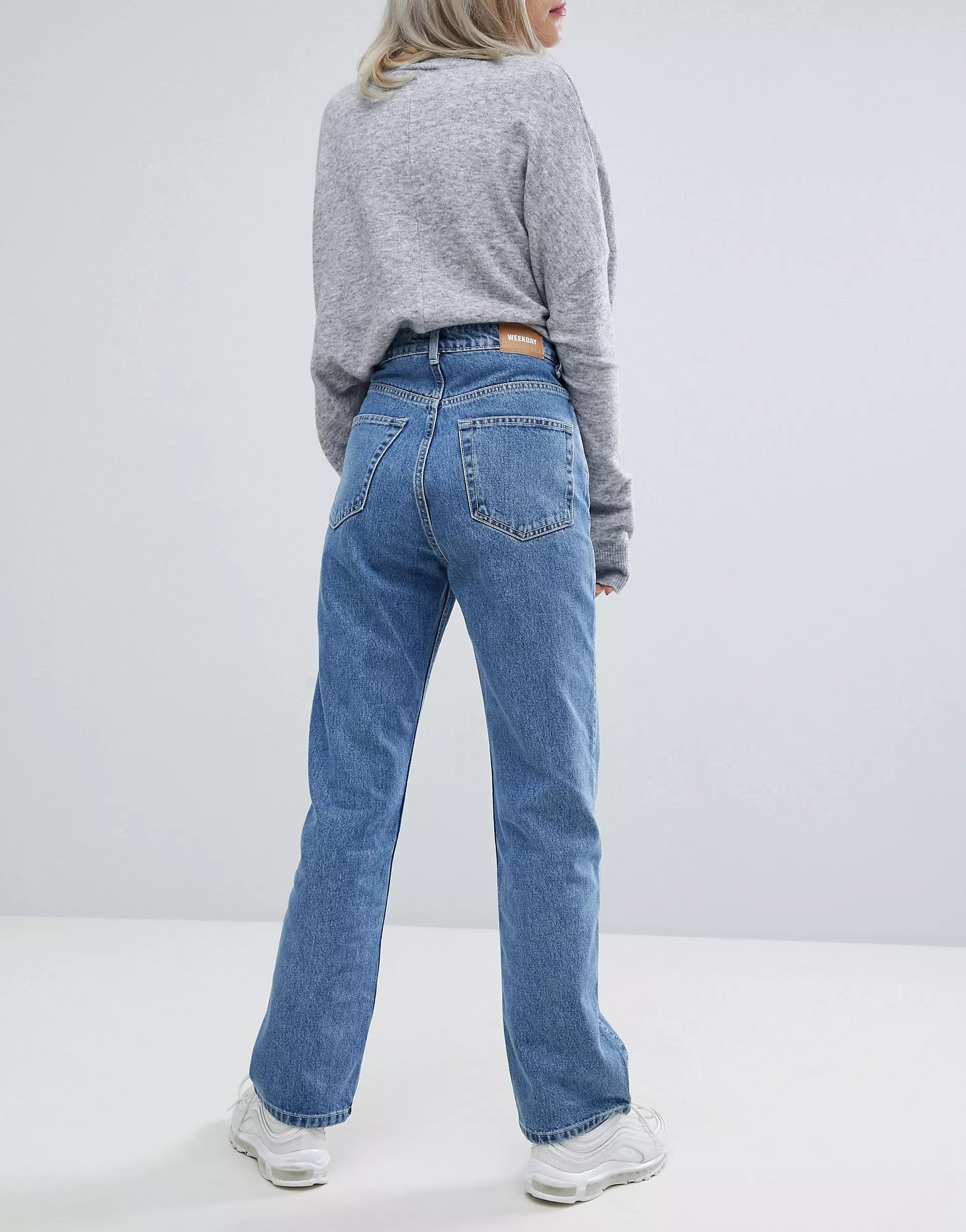 Weekday Rowe Super High Waist Straight