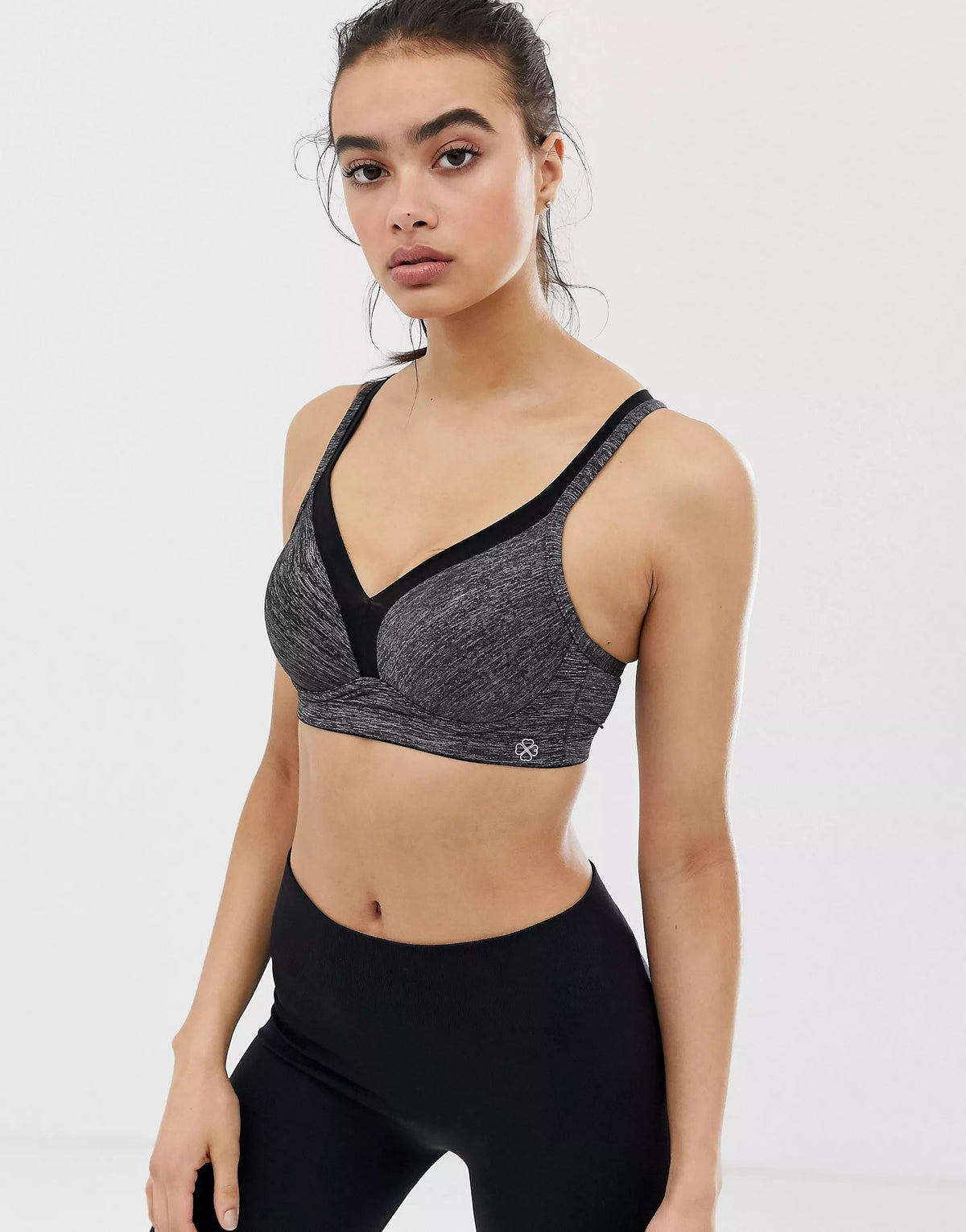 Womens Dorina Outrun high impact push-up sports bra in grey – Sale