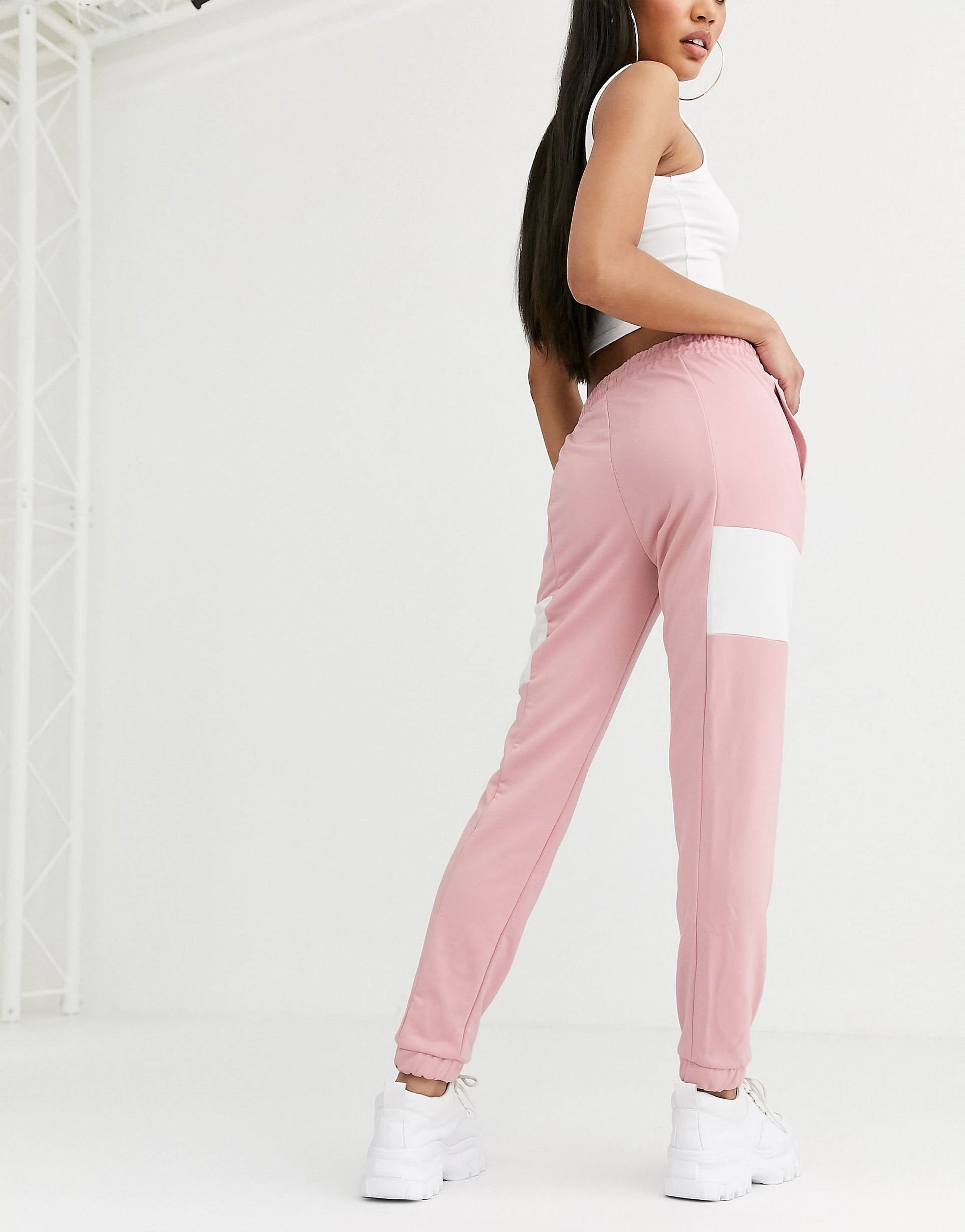 Puma pink track store pants