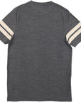 Farah Mens Grey Stareton Arm Cuff Logo T-Shirt