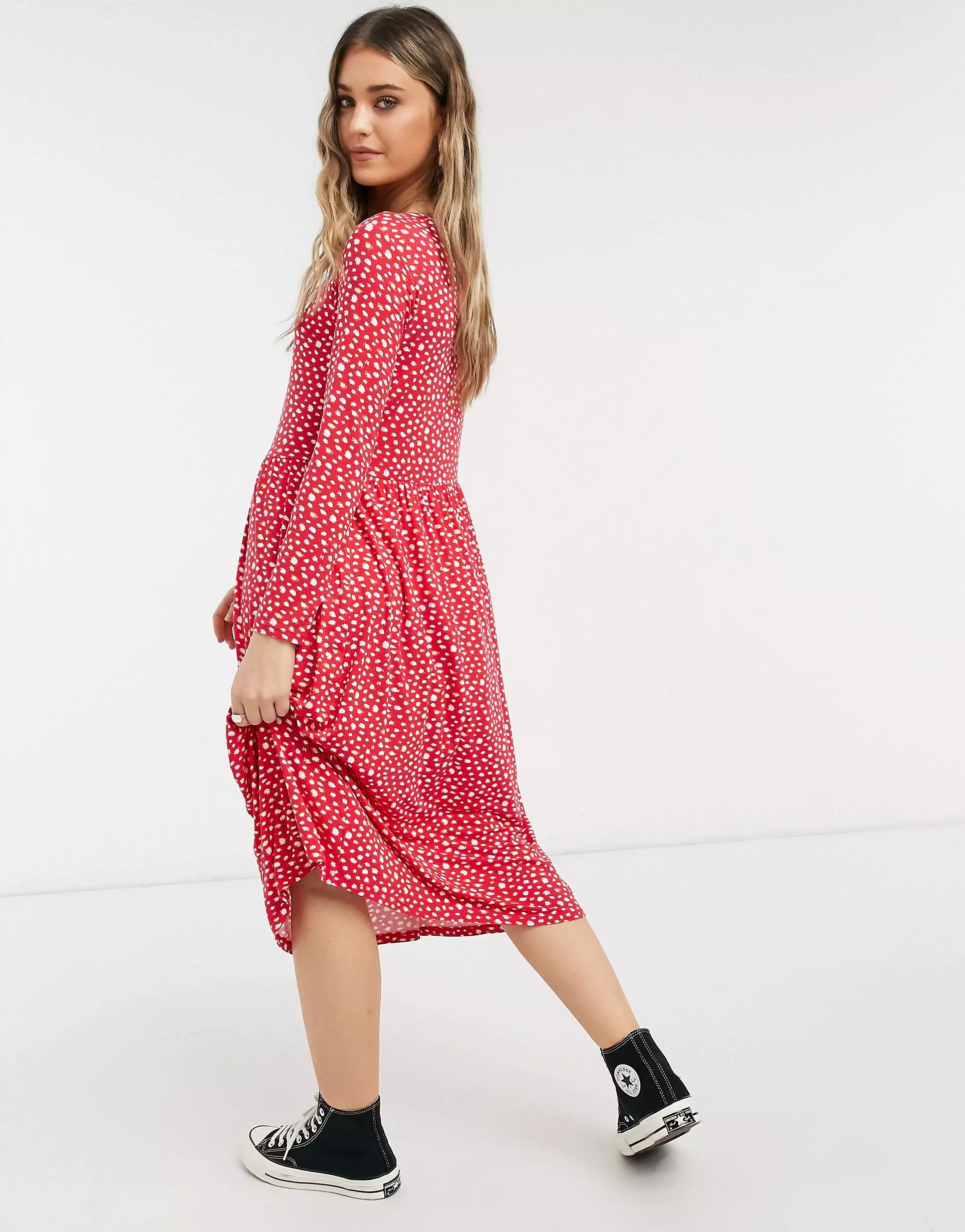 Coast jones hot sale spot midi dress