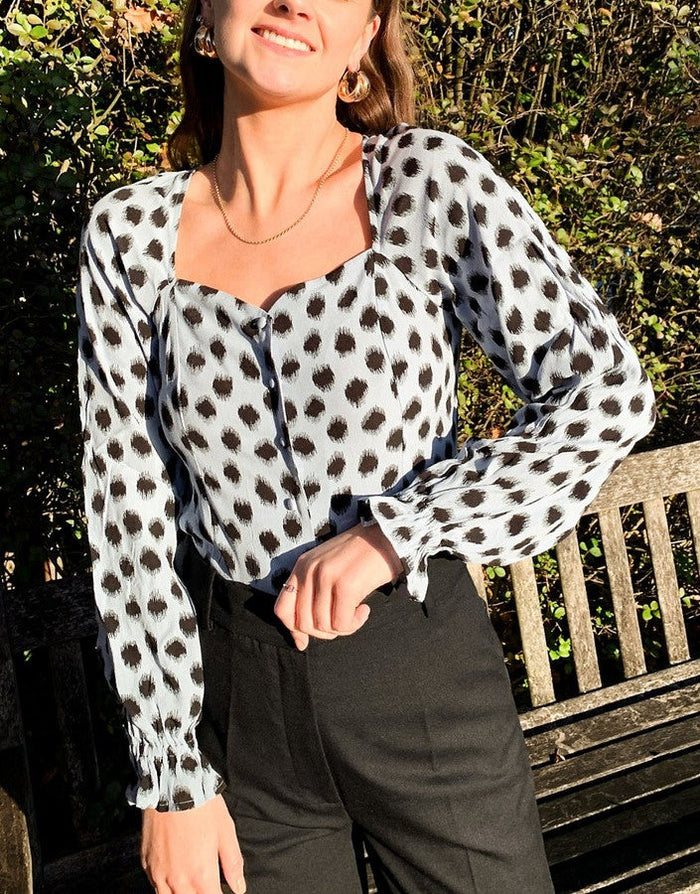 Womens & Other Stories Square Neck Puff Sleeve
