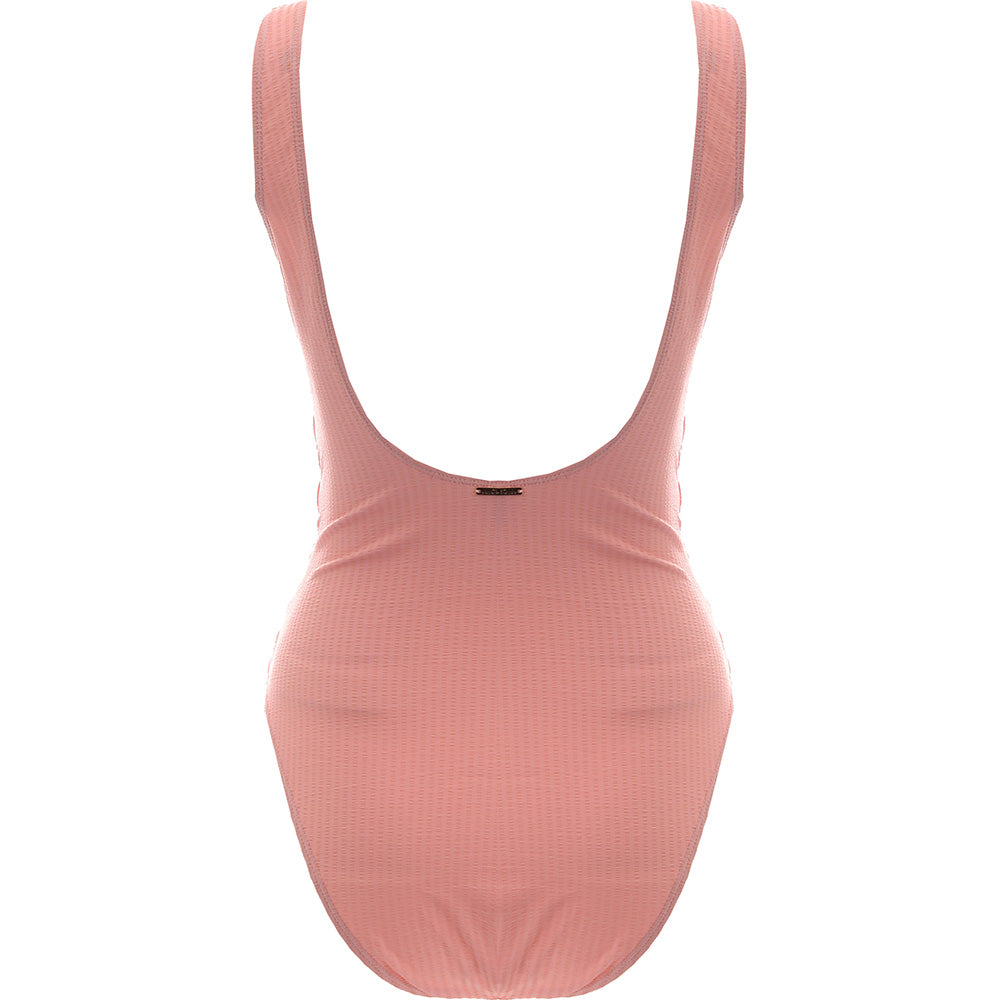 Juicy Couture Call Me Sunshine Peek A Boo Swimsuit In Pink