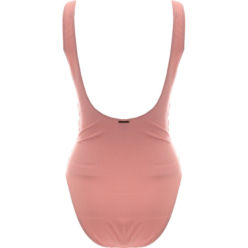 Juicy Couture Call Me Sunshine Peek A Boo Swimsuit In Pink