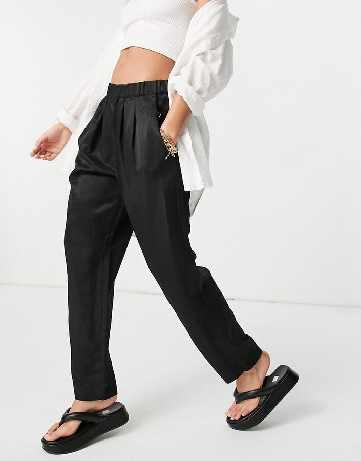 French Connection Suit Trousers In Black