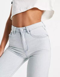 Lost Ink Relaxed Fit Wide Leg Jeans