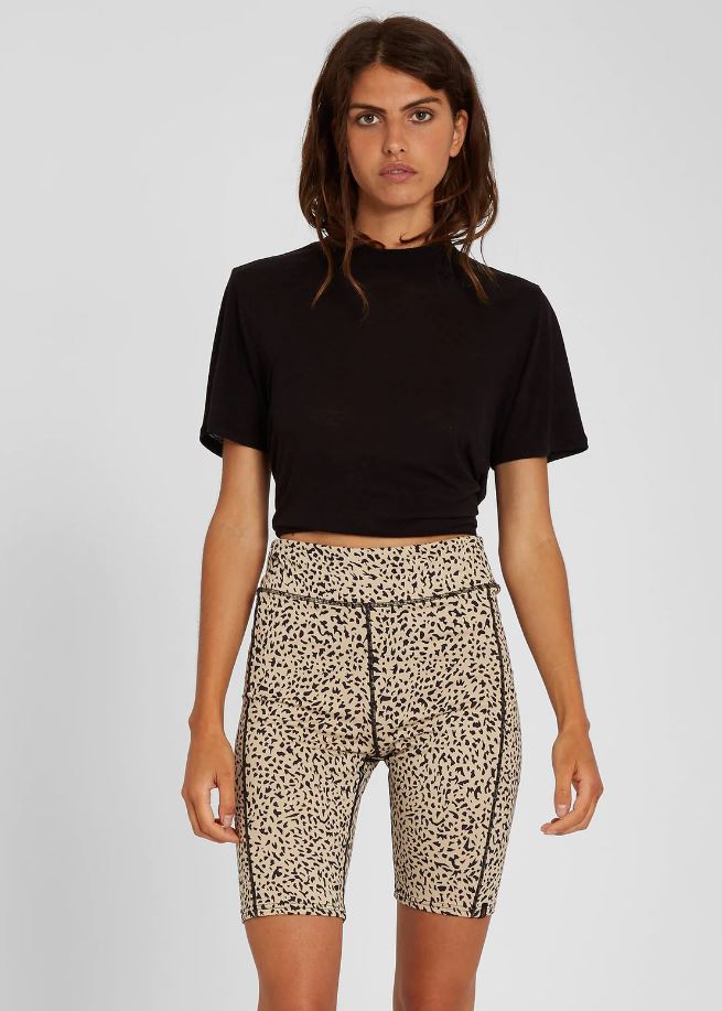 Volcom Lil Co-Ord Short In Animal Print
