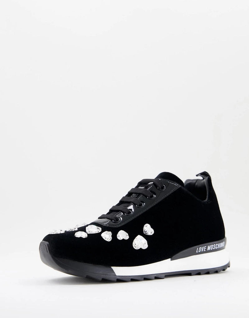 Love Moschino Womens Sporty Trainers In Black