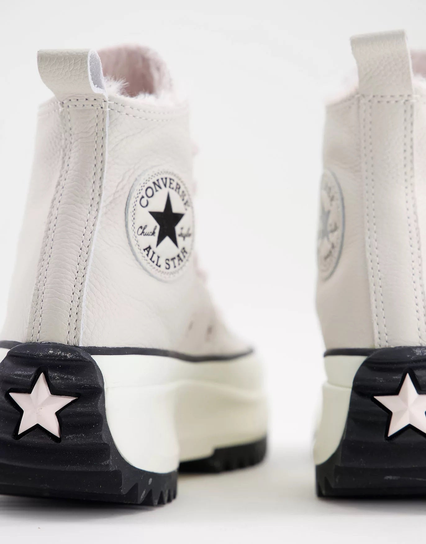 Faux fur lined converse hotsell