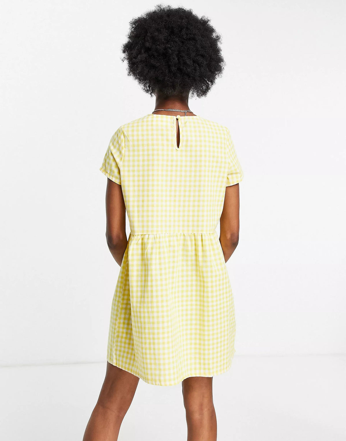 Daisy Street Mini Smock Dress In Gingham