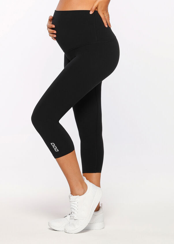 Lorna Jane LJ Maternity 7/8 Leggings in Black