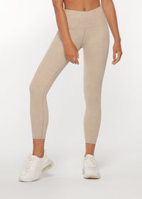 Lorna Jane Graceful Ankle Biter Leggings in Off White