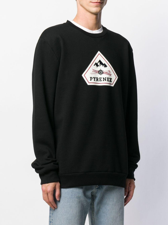 Pyrenex Mens Charles Crew Neck in Black