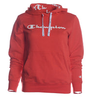 Womens Champion Light Terry Hoody in Red