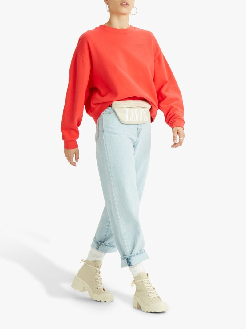 Womens Levis Diana Crew in Red