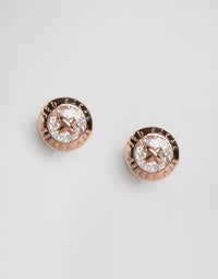 Ted Baker Womens Glitter Mini Button Earrings