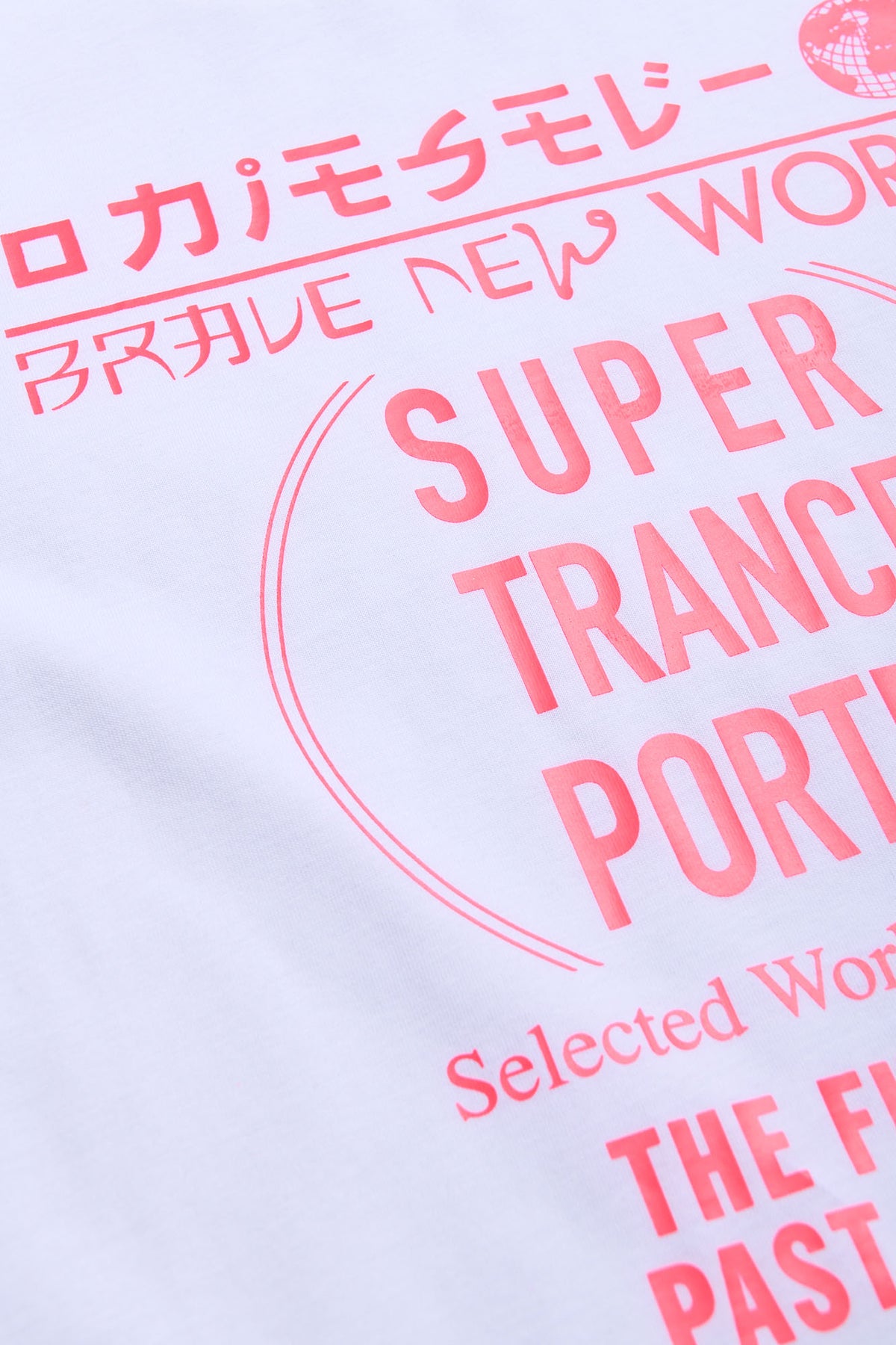 White 'Supertranceported' T-Shirt