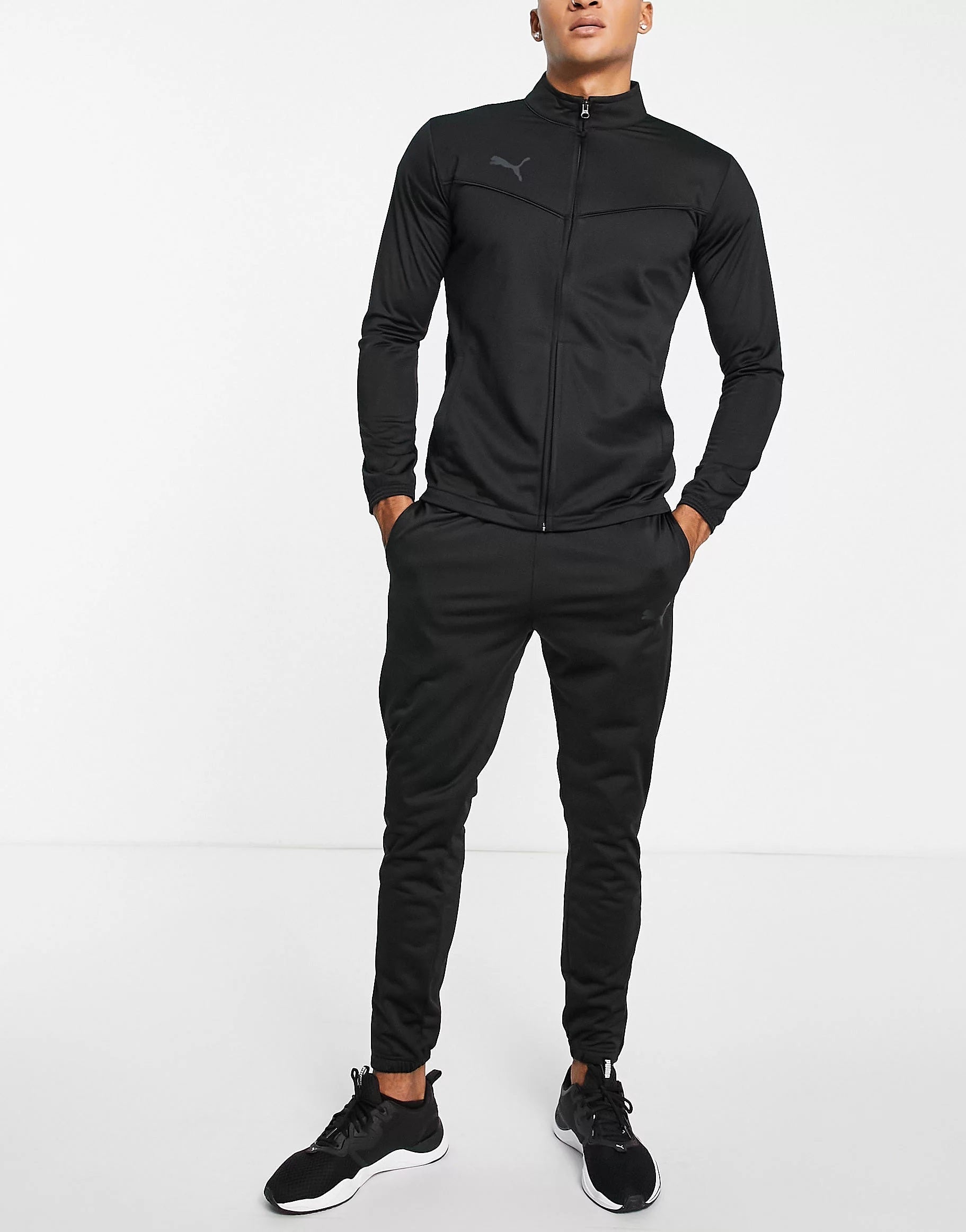 Black and sales white puma sweatsuit