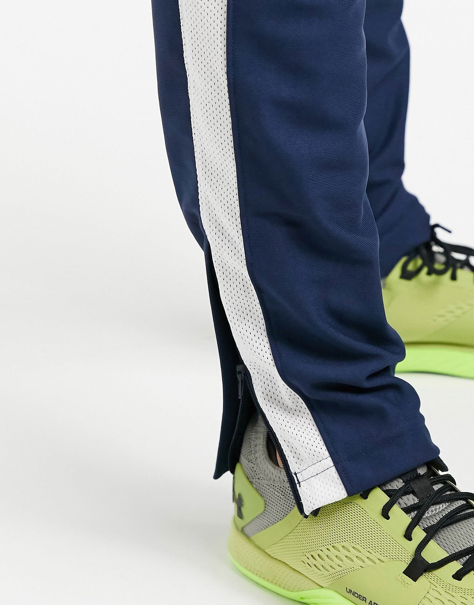 Under Armour Mens Sportstyle Pique Track Pants In Navy