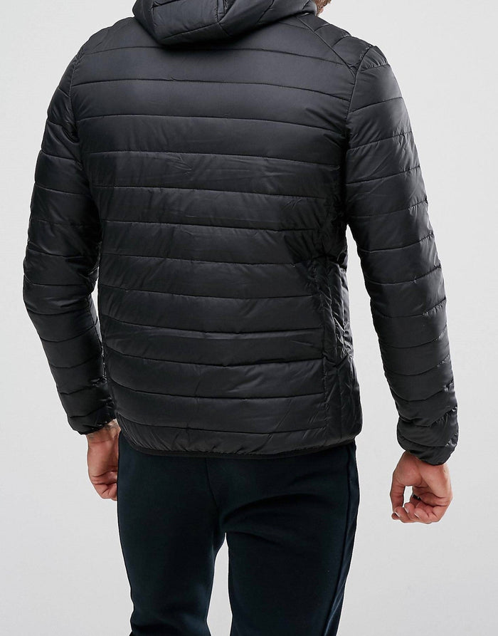 Ellesse Mens Plus Padded Lombardy Jacket In Black