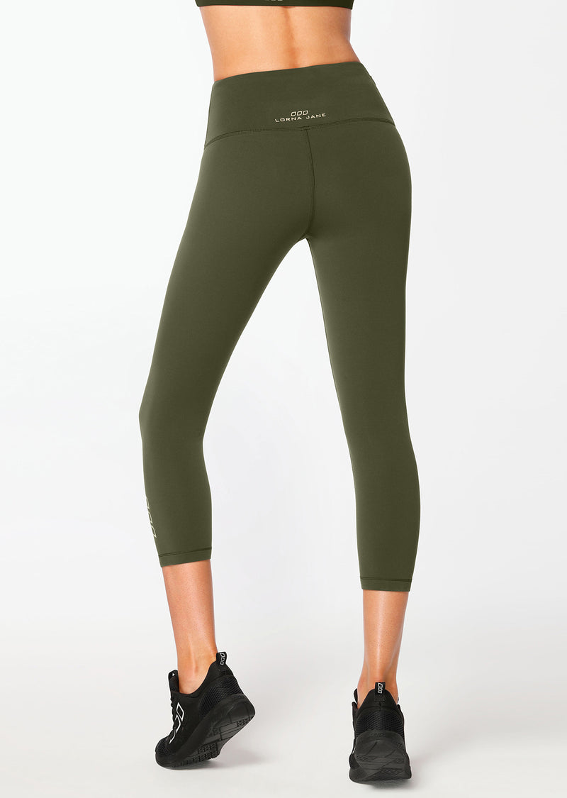 Lorna Jane Conquer 7/8 Tight in Dark Safari