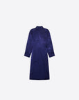 Balenciaga Womens Backwrap Trench in Marine Blue