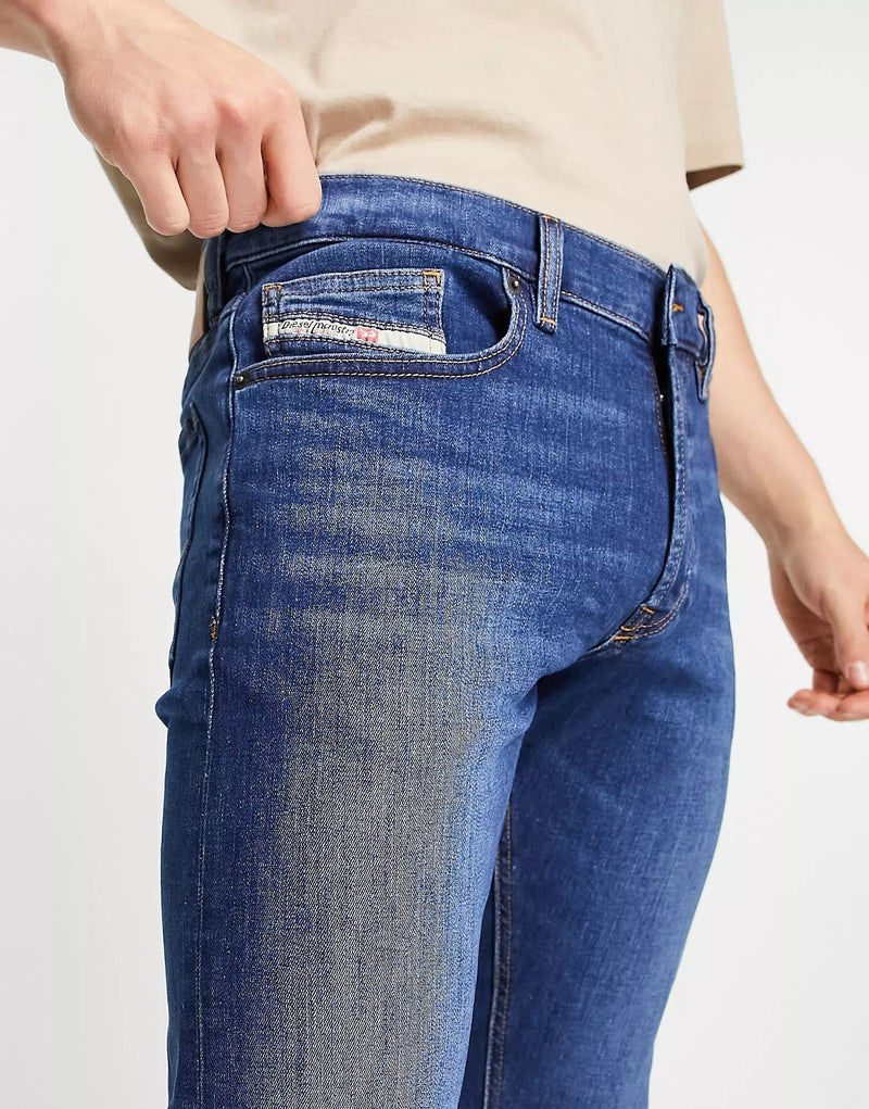 Diesel Mens D-Luster Skinny Jeans In Mid Wash