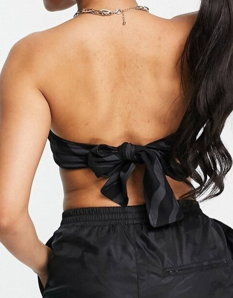 Ellesse Womens Scarf Top In Black