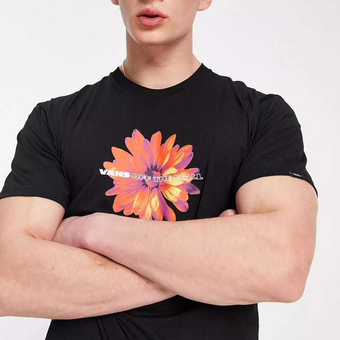 Vans Mens Blooming Short Sleeve T-Shirt In Black
