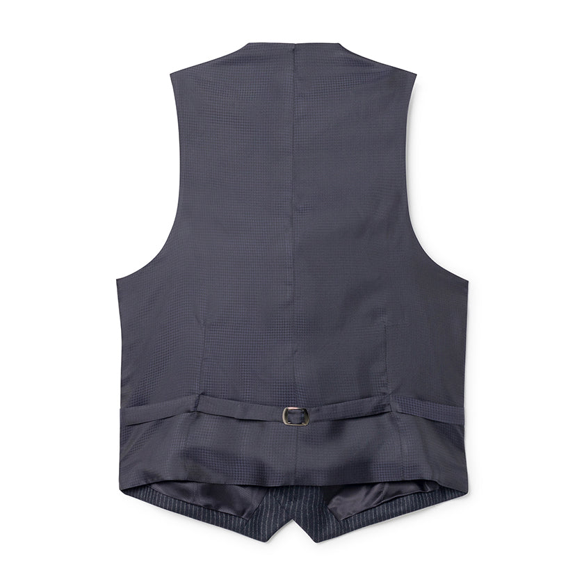 Men&#39;s Hackett, Mayfair Flannel Puppytooth Waistcoat in Navy