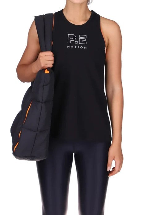 PE Nation Womens Goal Side Yoga Bag in Black