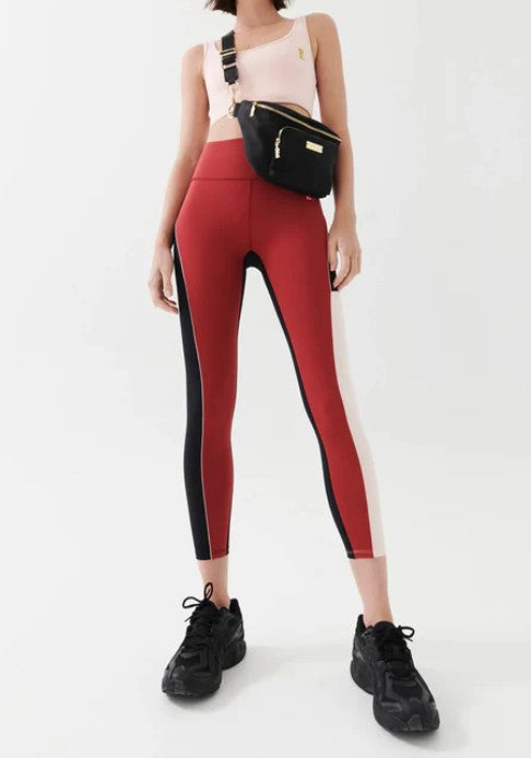 PE Nation Womens Fluid Legging in Red