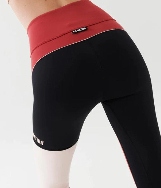 PE Nation Womens Fluid Legging in Red