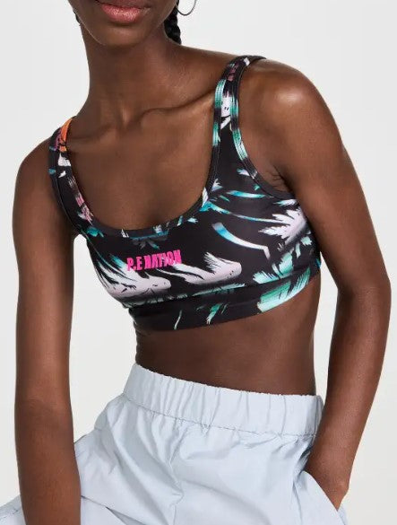 PE Nation Womens Oasis Sports Bra in Print