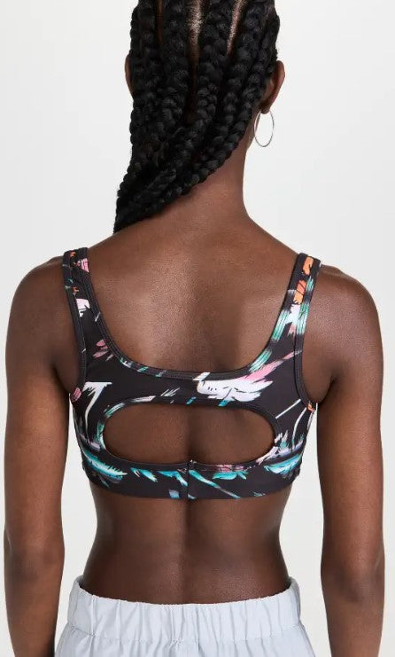 PE Nation Womens Oasis Sports Bra in Print