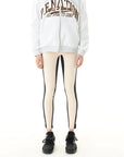 PE Nation Womens Frontside Legging in Beige