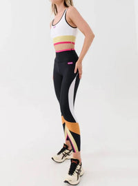 PE Nation Womens Runyon Legging in Black